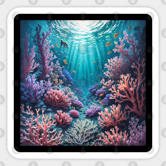 Underwater Heaven Sticker by Shiwwa